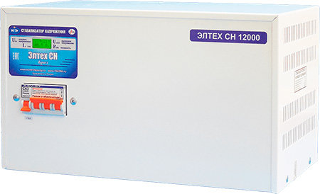 Стабилизатор напряжения 12 кВт Элтех СН 12000 бриз