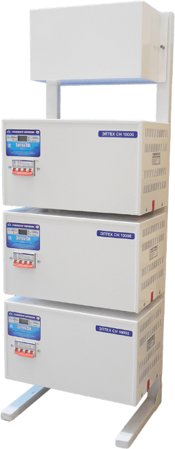 Трехфазный стабилизатор Элтех СН 10000*3 стандарт в Ярославле Трехфазный стабилизатор Элтех СН 10000*3 стандарт в Ярославле