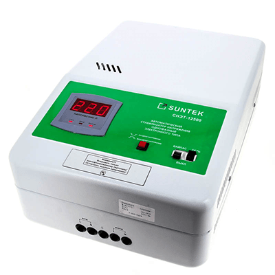Стабилизатор напряжения Suntek СНЭТ-12500 Стабилизатор напряжения Suntek СНЭТ-12500